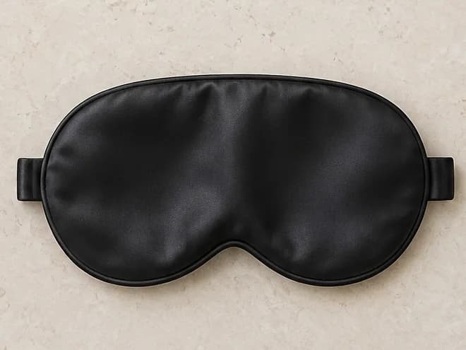 Flat Silk Mask, Ink, photographed flat