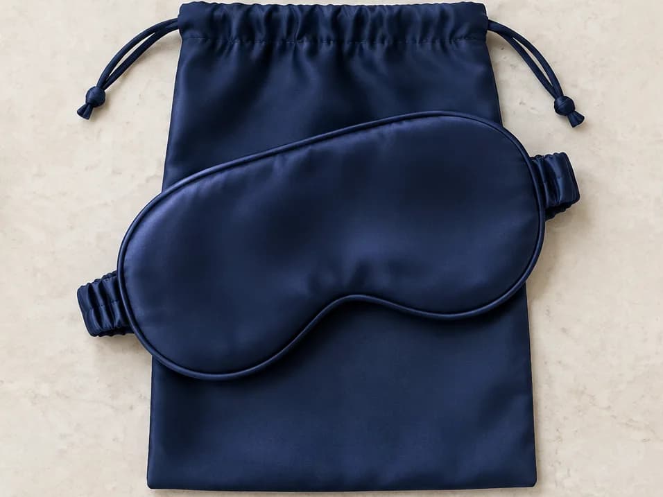 Travel Set, Navy, photographed flat